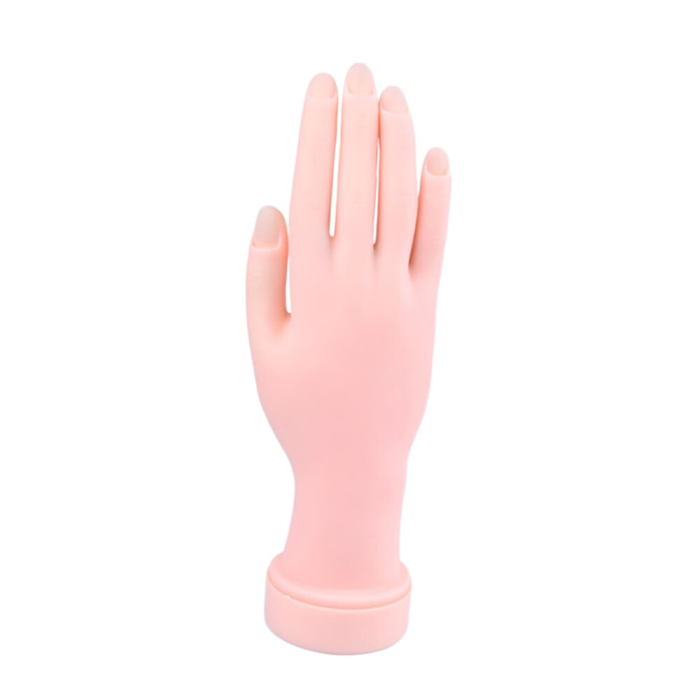 Nail Practice Hand with Replaceable Tips, LifeSize Manicure Training Hand for Nail Art