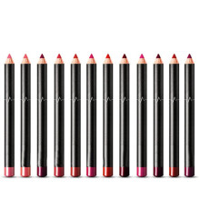 Lip Liner Set 12 Colors Waterproof Long Lasting Soft Creamy Pencils for Women Color 0112