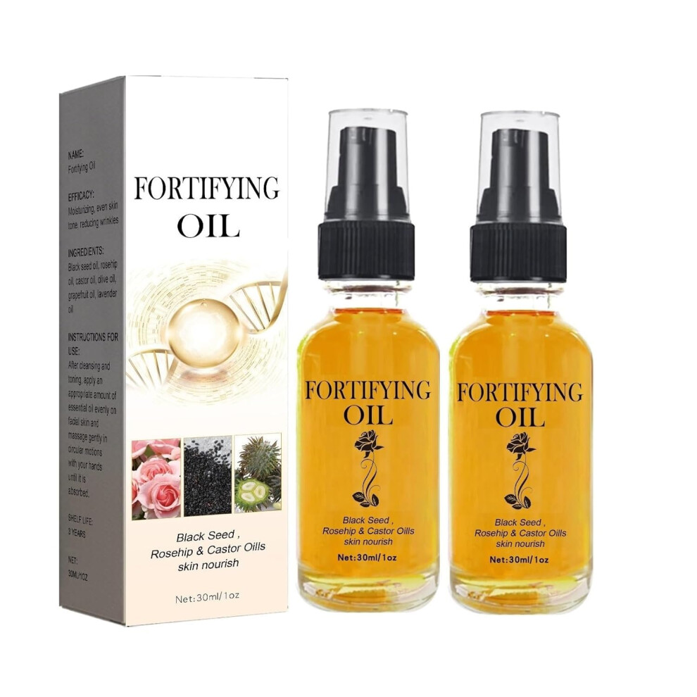 Black Organic Rosehip And Seed Oil Face Serum Antiaging Hydrating For Wrinkles Mature Skin