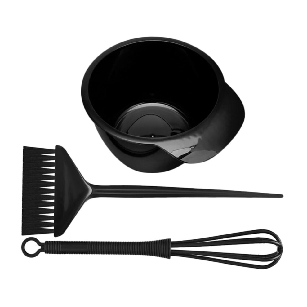 Hair Dye Bowl and Brush Set with Stirring Stick for Precise Salon Coloring and EasyClean Design