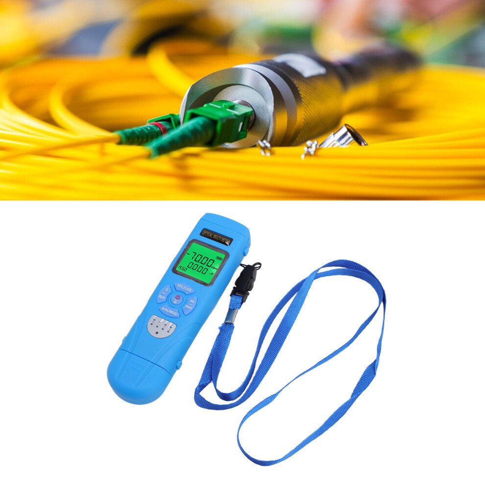 Rechargeable Fiber Optic Tester Vfl Power Meter 1650Nm 650Mah 9321380736343