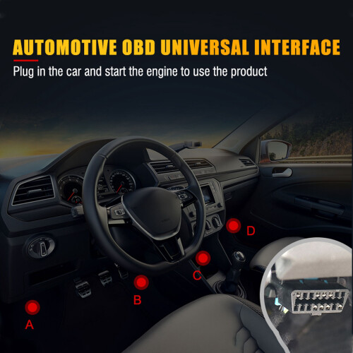 I/M-Bereitschaft OBD-Scanner 2,8-Zoll-Farbdisplay 2