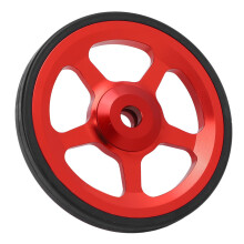 Folding Bike Easy Wheel Aluminum Alloy Red with Secure Fixation
