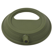 Green Food-Grade Silicone Kettle Lid for Camping, 12.5cm Diameter