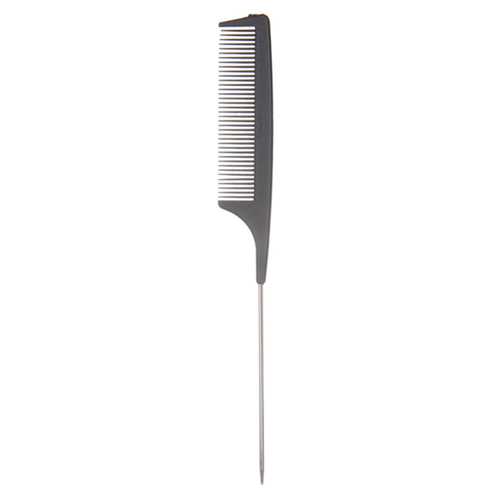 Professional Steel Pin Rat Tail Comb for Precise Hair Sectioning and Styling