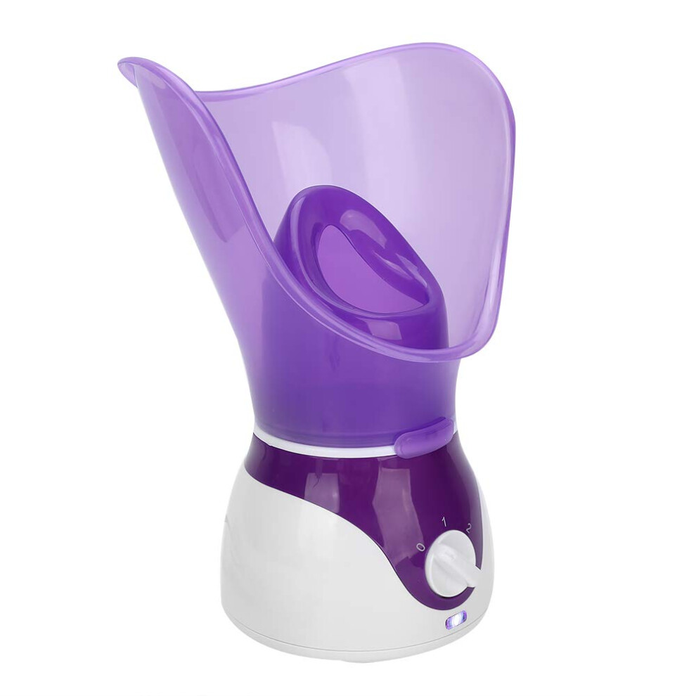 Purple Facial Steamer With Aromatherapy For Deep Pore Cleansing And Hydrating Care, 50Ml, Us Plug