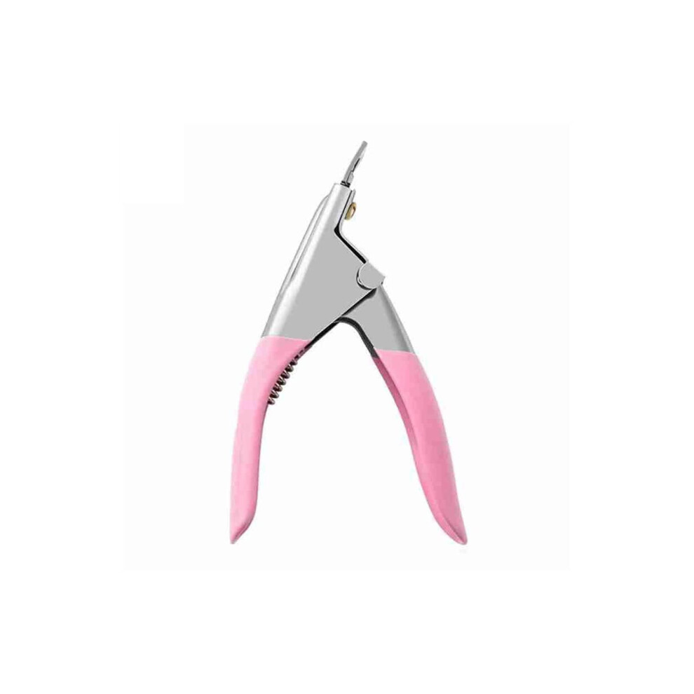 Nail Clipper for Fake Nails with Straight Edge, Professional Guillotine Tip Cutter for Acrylic Manicure