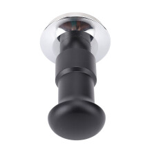 51 mm Federdruck-Espressospachtel aus Edelstahl für Zuhause und Büro Schwarz