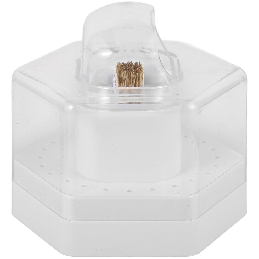 Nail Drill Bit Holder With Multiple Slot Design, Dustproof Storage Box For Salon And Home Use 9450606674944