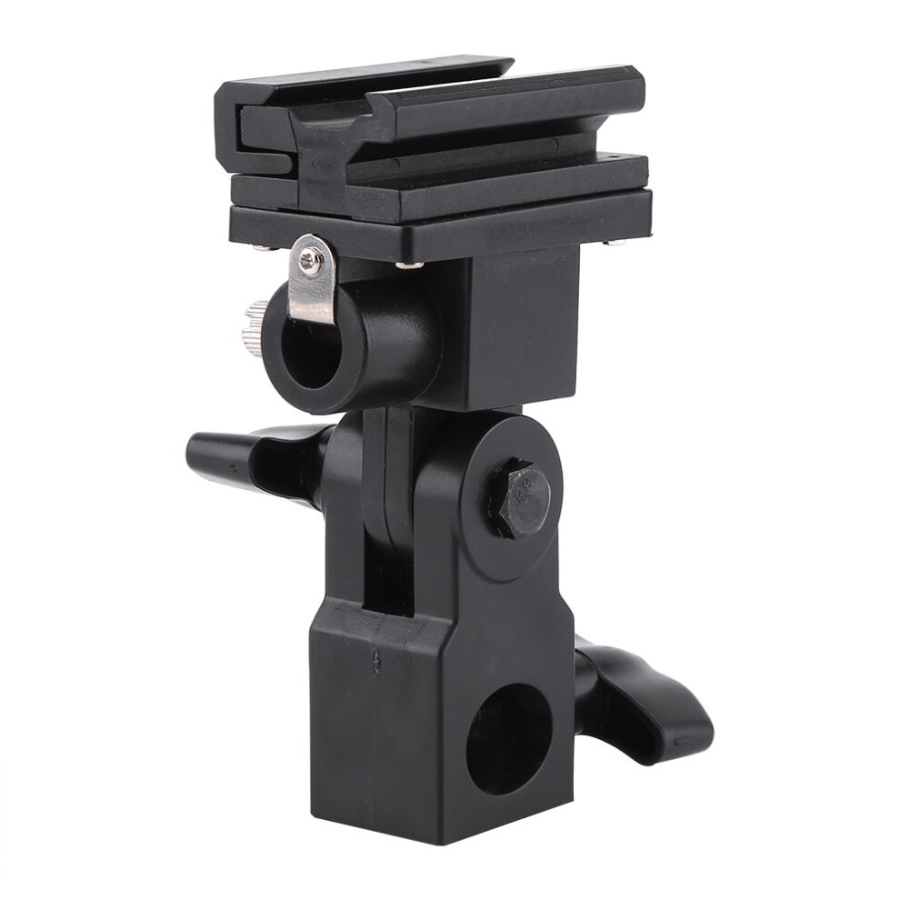 Hot Shoe Flash Umbrella Holder Stand Bracket Universal Hot Shoe Compatibility For Photo And Video Light/Black 9187378272015