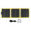 30W Monocrystalline Foldable Solar Panel, Fluorescent Yellow, 3 Fold, 2 USB-C 3