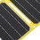 30W Monocrystalline Foldable Solar Panel, Fluorescent Yellow, 3 Fold, 2 USB-C 10