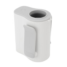 Tragbarer Taillenventilator stufenlos 100 Gänge, 4000mAh, Weiß, Hochgeschwindigkeitskühlung