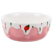 Ceramic Pet Hamster Food Bowl Compact Non Tip Smooth Surface Snack And Water Bowl For Rabbits Hedgehogs Squirrels