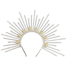 Halloween Headband with Unique Star Crown Design for Witch Costume, Adjustable and Lightweight