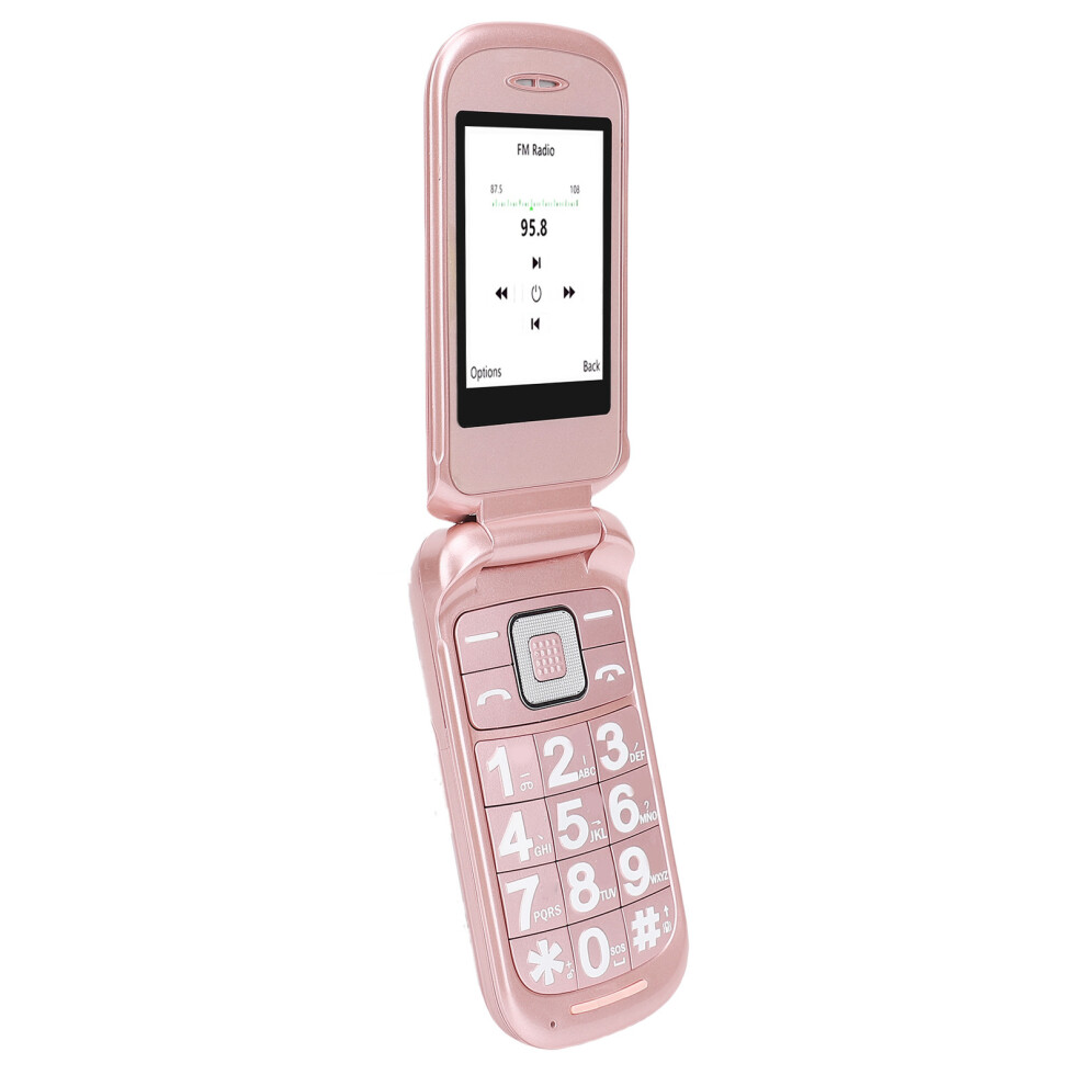 2G Unlocked Flip Phone Dual Sim, 2.8" Screen, 1200Mah Battery 8751380740872