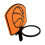 Interactive Small Basketball Game Hoop for Fun Social Play Among 1