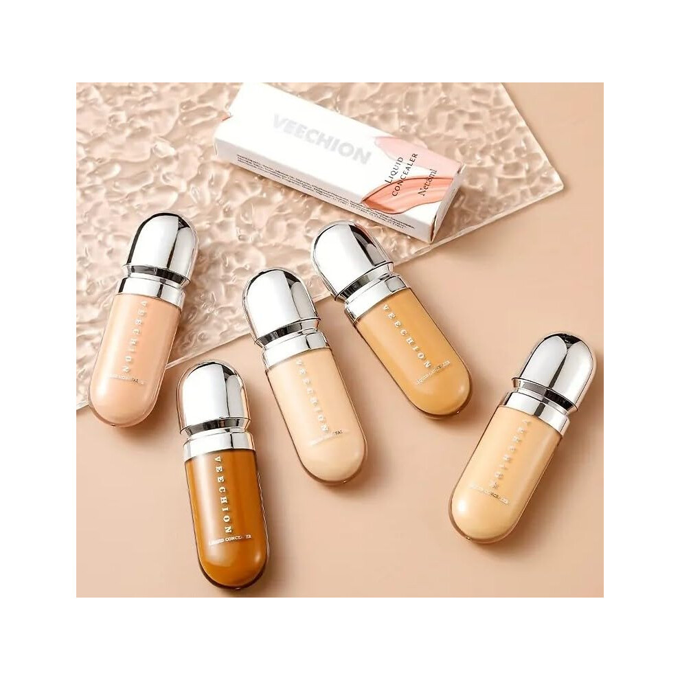 12Shade Waterproof Liquid Concealer, Full Coverage, Long Lasting Matte Finish for All Skin Types