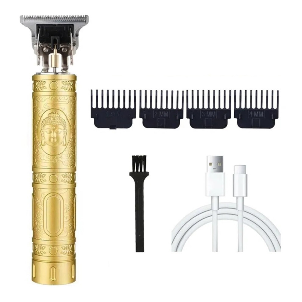 Vintage T9 Cordless Hair Clippers for Men, Fast Charging Professional Trimmer, Lightweight Design