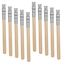 Stainless Steel Eyebrow Pencil Extender Set with Universal Fit and Precision Brow Control