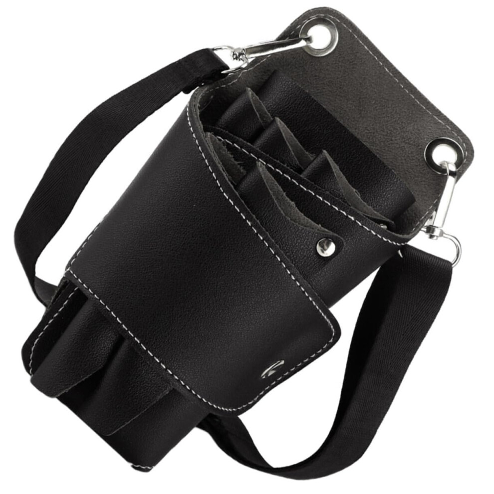 Hairdressing Scissor Pouch Leather Barber Waist Tool Bag Large Capacity Holder For Stylists 9450606679666