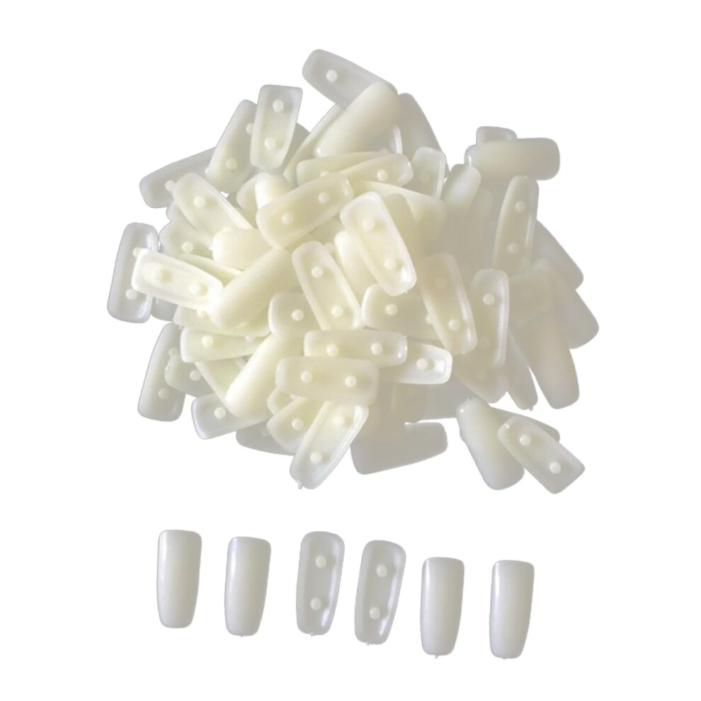 200pcs Nail Art Display Wheel with False Practice Tips for Salon and Home Manicure Training