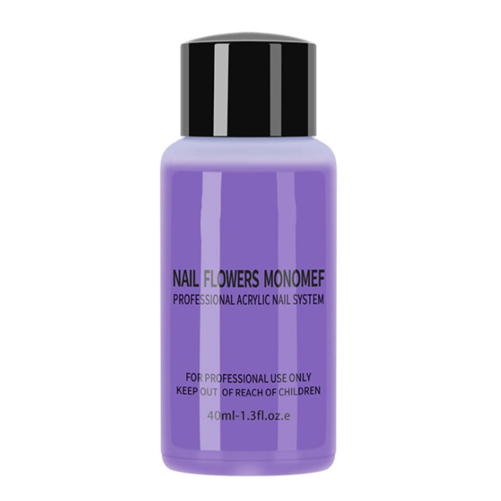 Acrylic Nail Liquid 40ml NonYellowing Professional Acrylic Monomer for Nail Extensions and DIY Art