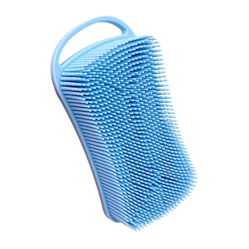 DoubleSided Silicone Bath Brush Body Scrubber for Gentle Exfoliation and Rich Foam Creation