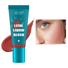 6Color Liquid Blush Cheek and Lip Tint Dual Use Buildable Natural Coverage Contour Effect