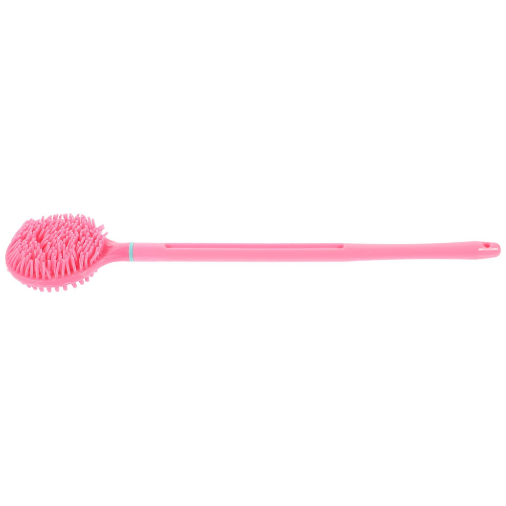 Shower Back Scrubber Long Handle Bath Brush Detachable Body Exfoliator with Ergonomic Grip