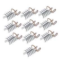 10pcs Reusable Silver Foil Nail Extension Forms for Precise French Tip Shaping Gel and Acrylic