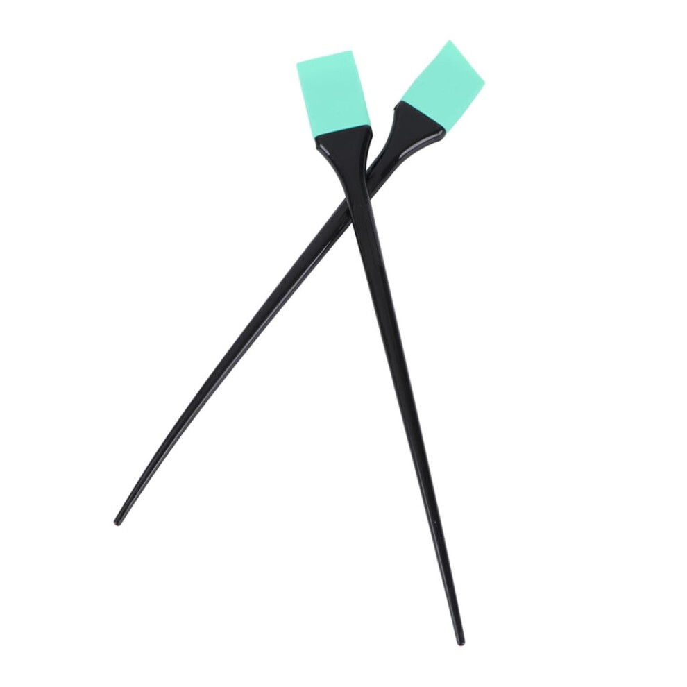 Hair Coloring Brush Set  6pcs Silicone Hair Dye Brushes for Precise Color Application and Highlights