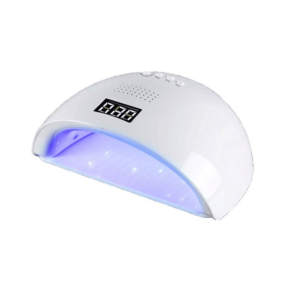 LED Nail Lamp 48W UV Dryer with Smart AutoSensing, LCD Timer and Detachable Pedicure Base