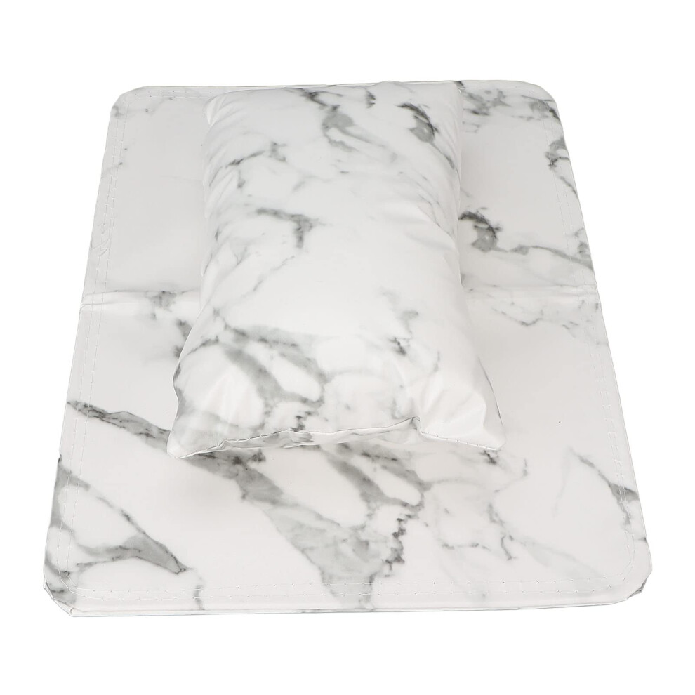 Nail Hand Rest PU Leather Pillow Cushion with Detachable Cover Ergonomic Support for Salon