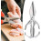 Kitchen Scissors Stainless Steel Poultry Shears with Nut Cracker and NonSlip Ergonomic Handle 2