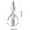 Kitchen Scissors Stainless Steel Poultry Shears with Nut Cracker and NonSlip Ergonomic Handle 4
