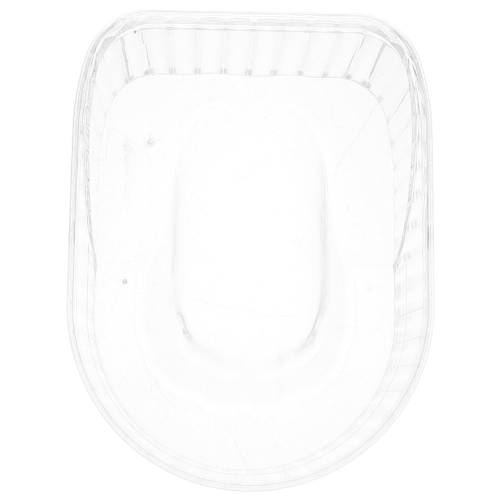 Manicure Soaking Bowl for Deep Nail Cleaning and Dead Skin Softening, Clear Design for Salon and Home