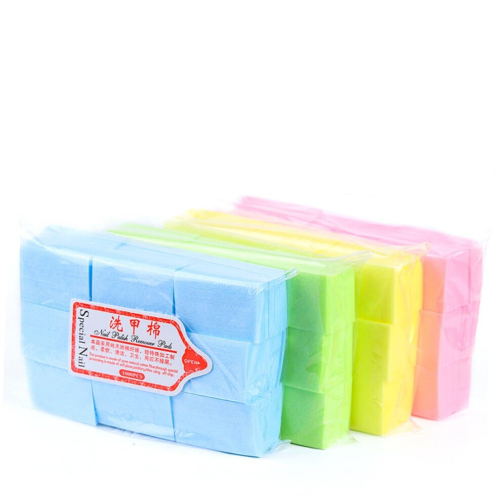 Healeved 600pcs Nail Polish Remover Pads Disposable Lint Wipes for Salon and Home Use