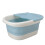 Foot Soaking Tub with Foldable SpaceSaving Design, Durable Plastic Basin for Home Spa Pedicure 1