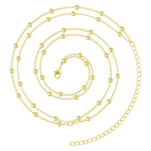 Gold Waist Chain for Women, Gold Plated Alloy Layered Belly Chain, Adjustable Body Chain Waist Beads Belts, Sexy Body Jewellery for Girls Beach