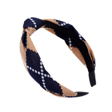 Fasce per capelli annodate da donna con design a nodo incrociato, accessori per capelli in tessuto elastico, leggeri e dalla consistenza morbida,