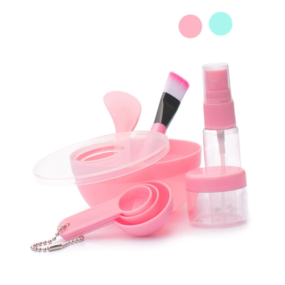 Facial Mask Mixing Bowl Set 9pcs Kit with Brush Spoon Spray Bottle for Skincare and DIY Masks