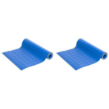 Pool Ladder Mat 2 Pack PVC NonSlip Pool Step Covers 24x9 Inch Blue CuttoSize AntiSlip Design
