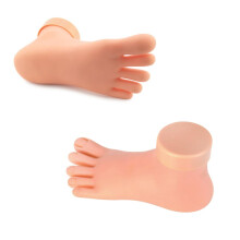 Foot Nail Practice Model with Realistic Skin Texture for Pedicure Training and Nail Art
