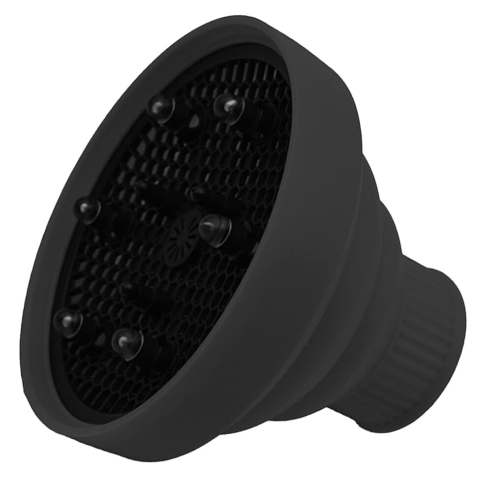 Hair Dryer Diffuser Silicone Attachment for Curly Hair, Collapsible Design, FrizzReducing Airflow