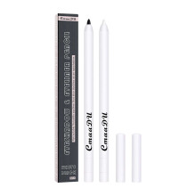 Long Lasting Waterproof Gel Eyeliner Stick, Dual Color Black and White Smudge Proof Pen