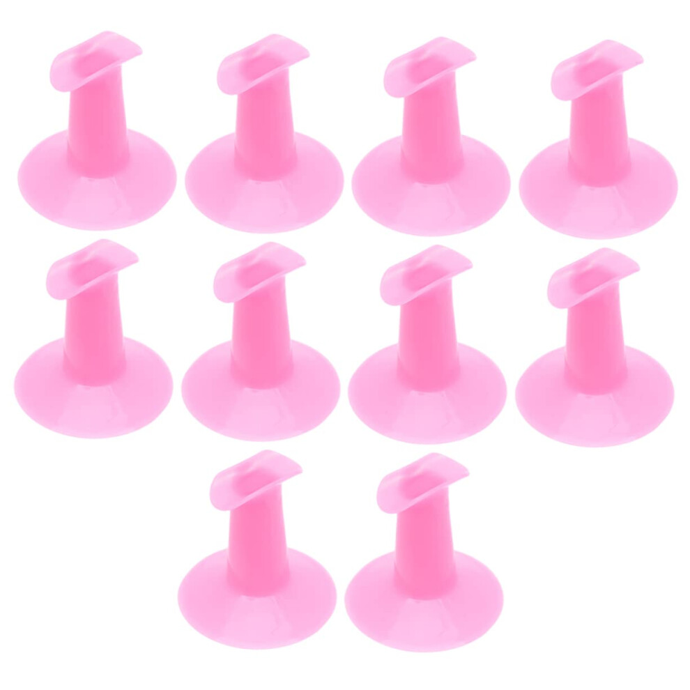 Nail Art Finger Rest with Stable Support for Precision Manicure, 10pcs Ergonomic Holder for Salon and Home