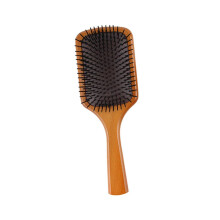 Wooden Paddle Hair Brush for Fast Detangling, Gentle Scalp Massage and Styling for All Hair Types