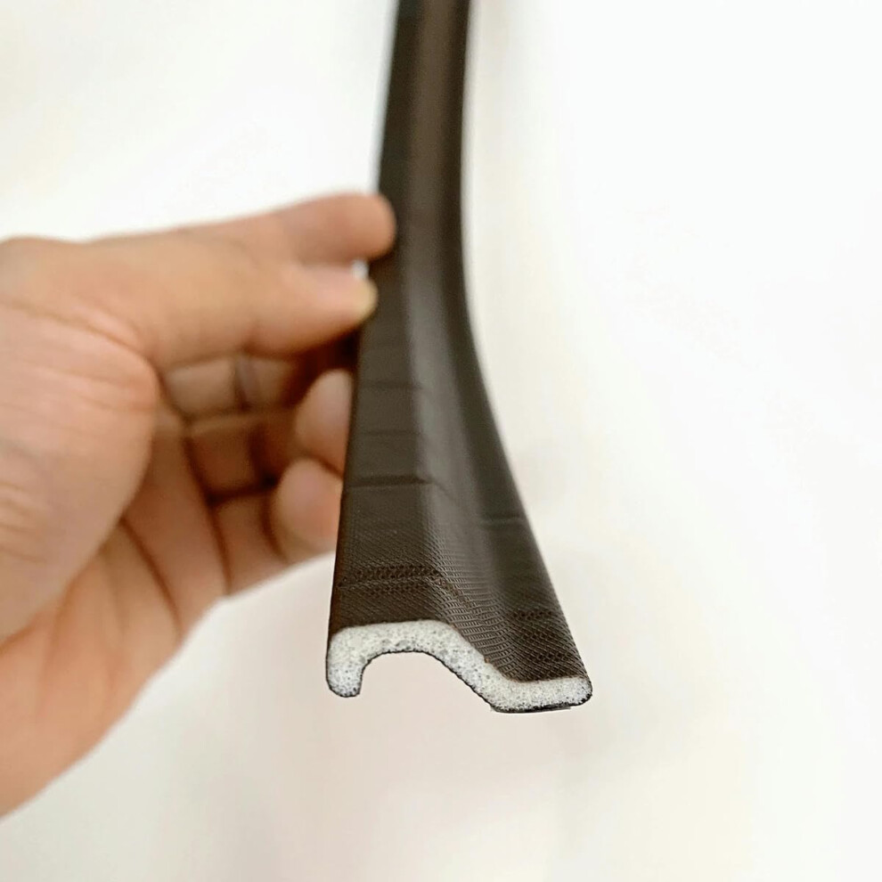 Weather Stripping Door Seal Strip 40M Brown Soundproof Windproof Selfadhesive Acoustic Foam 9094768389133