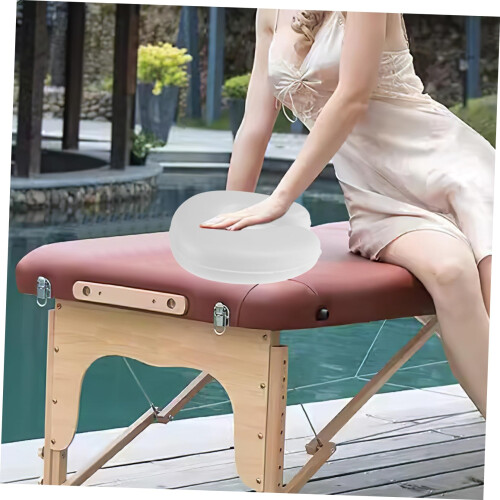 UShaped Memory Foam Face Pillow with Ergonomic Support for Spa Massage Table and Salon Use 2